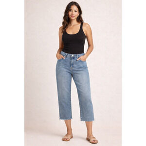 NWT City Blues Women’s Wide Leg Cropped Pants Size 12 | Clean Girl